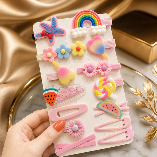Children s Net Red Cartoon Hairpin Korean Princess Headdress